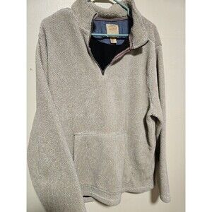 Telluride Clothing Company Men's Long Sleeve Pullover Quarter Zip Fleece Size XL